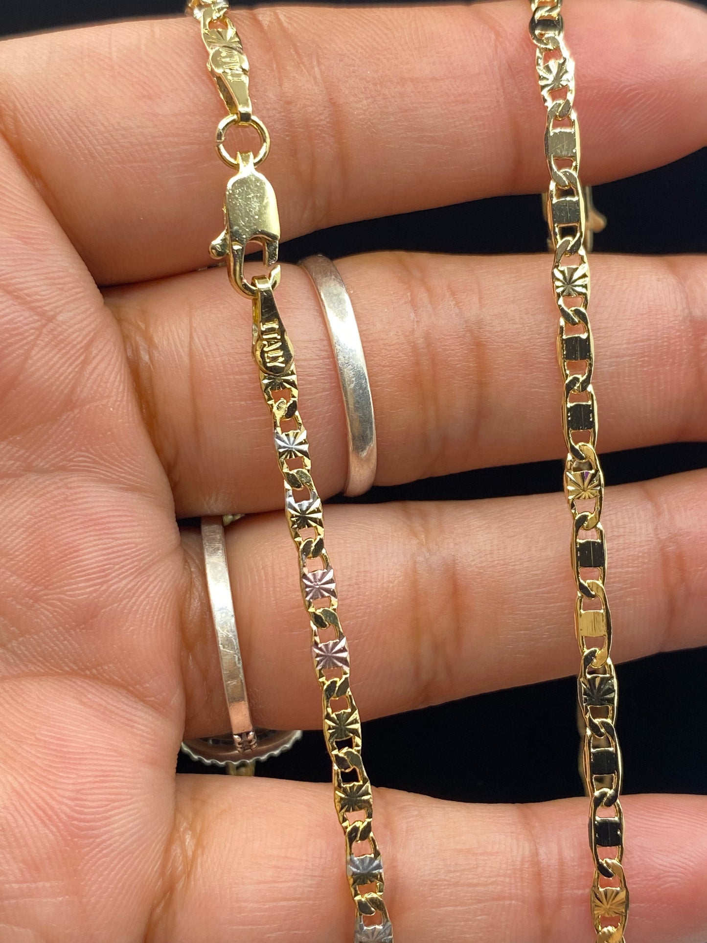 Initial necklaces 14k Hold Plated