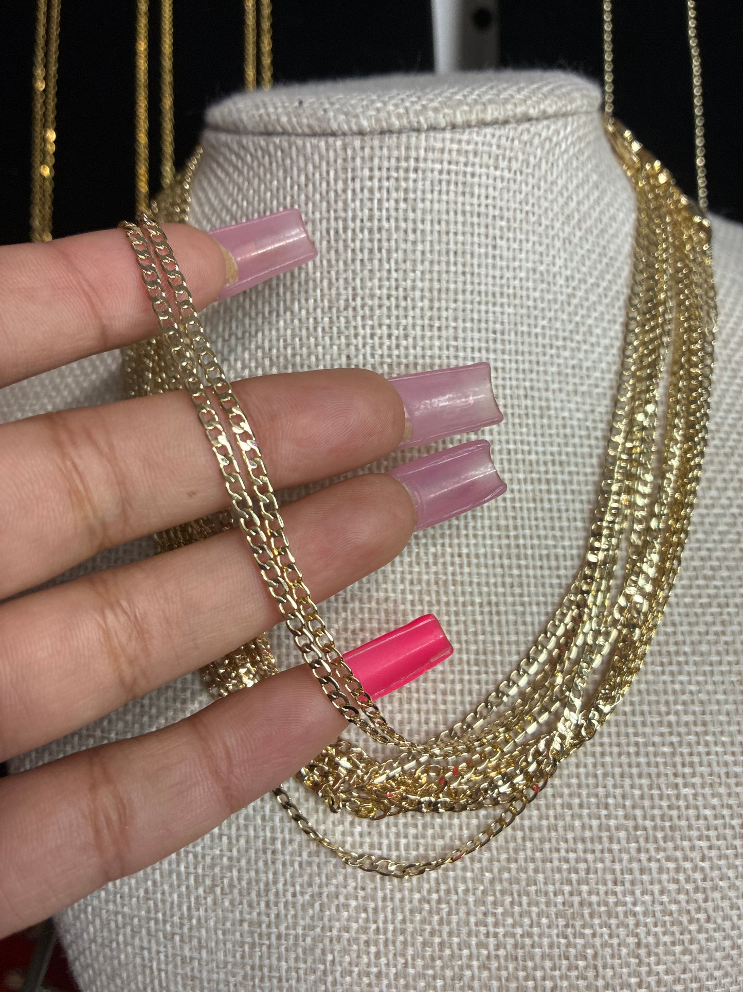 Thin Cuban 16” Necklace