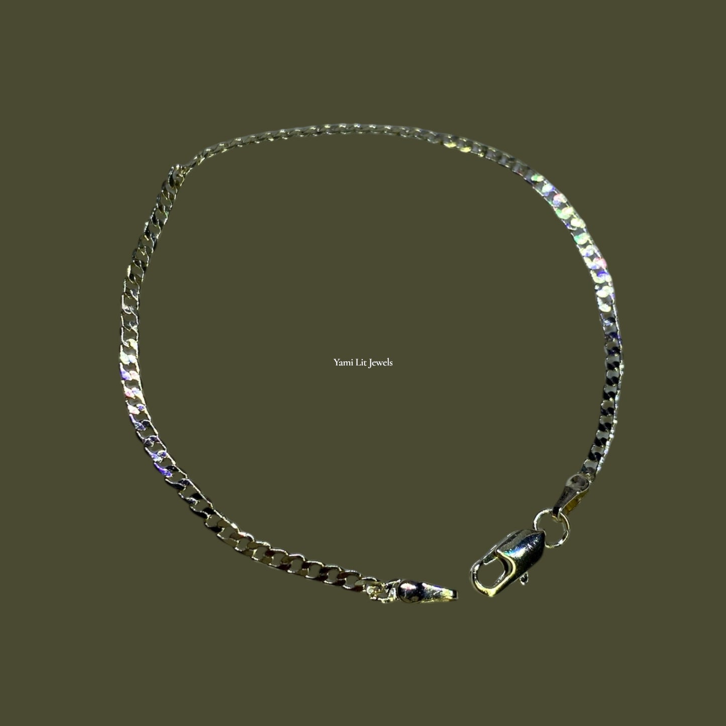 1.5 mm Cuban link Bracelet