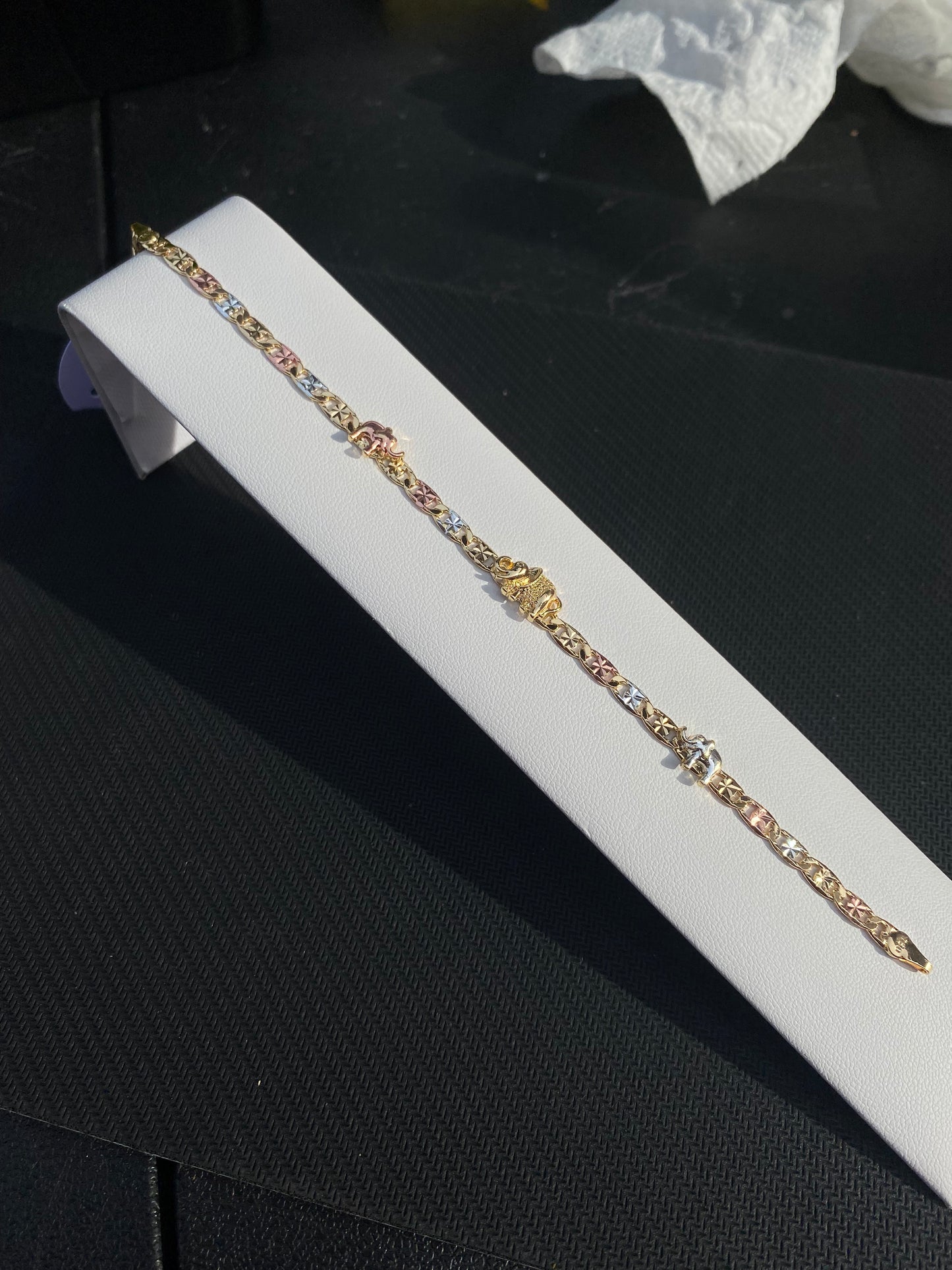 3Toned Elephant Bracelet