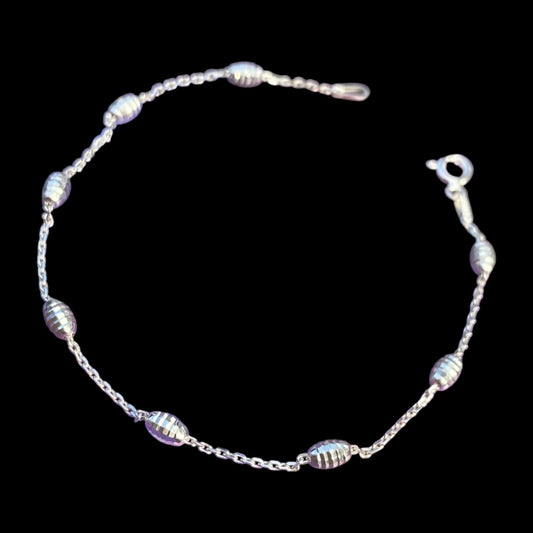 Oval Silver 925 Bracelet
