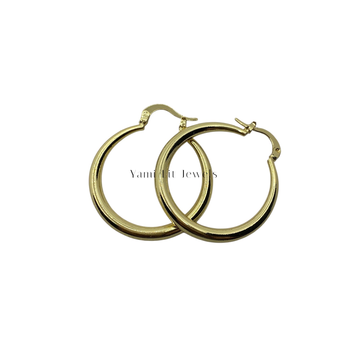 Arracadas  25mm ￼Hoops