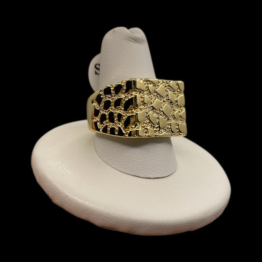 Unisex Thick Nugget Ring