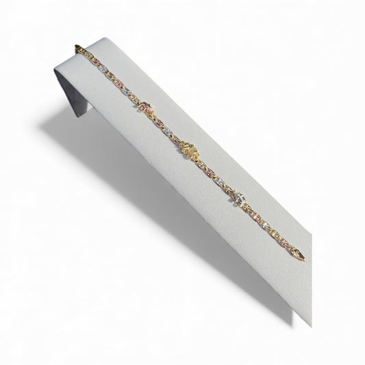 3Toned Elephant Bracelet