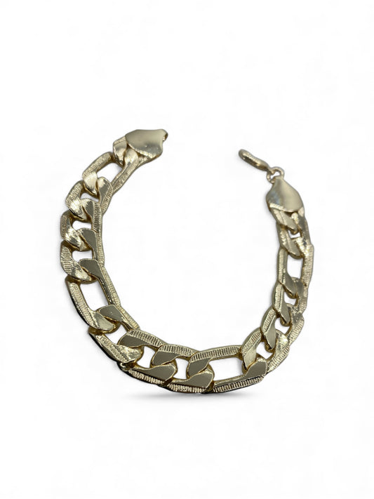 7mm Figaro Link Bracelet
