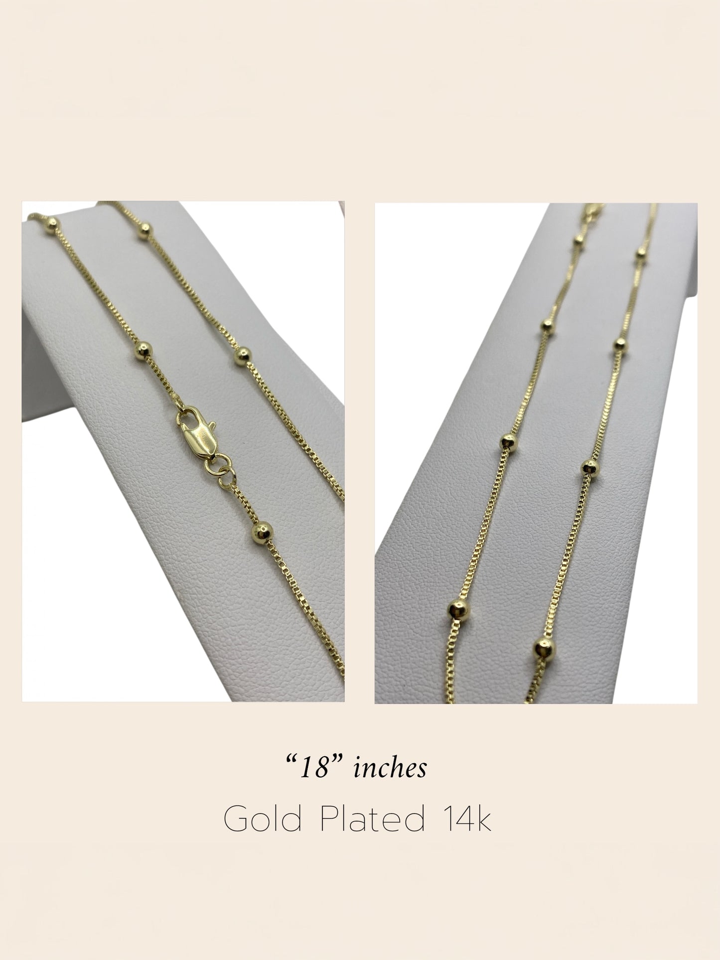 14Gold Plated Necklace